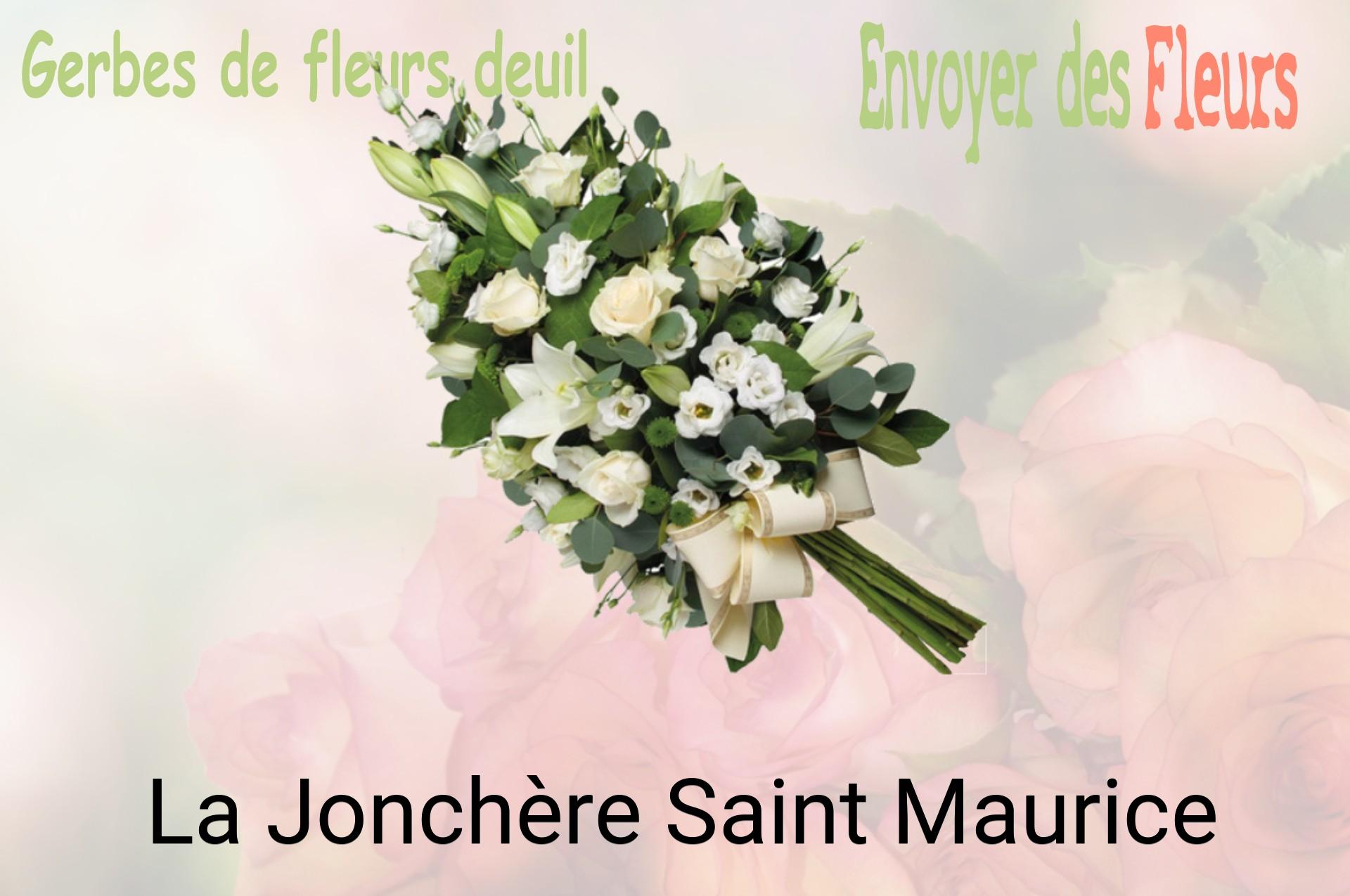 Gerbe de fleurs de deuil livrée à La Jonchère-Saint-Maurice